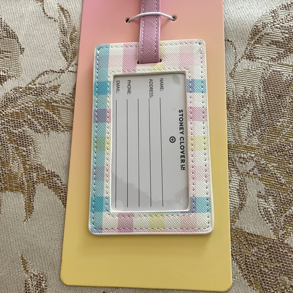 Stoney Clover Lane x Target Gingham Luggage Tag